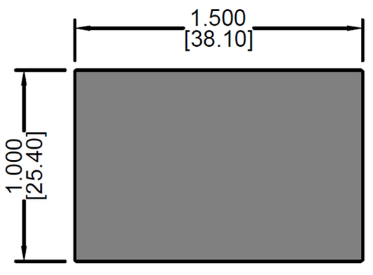 Solera de 1.00" X 1.50"